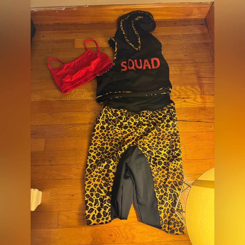 Squad Cheetah Print Costume
